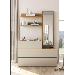 Συρταριέρα Loft με 3 συρτάρια .