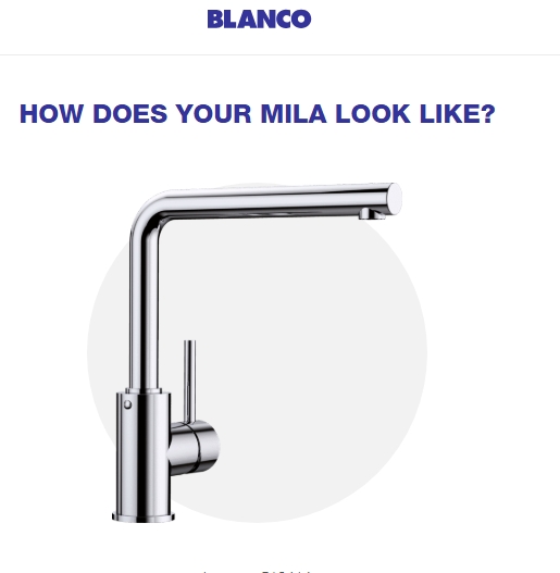 Βρύση κουζίνας Blanco Mila με περιστροφή 360° Αναμεικτική μπαταρία κουζίνας Βρύση κουζίνας Blanco Mila με περιστροφή 360° Αναμεικτική μπαταρία κουζίνας