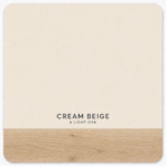 Cream Beige & Light Oak