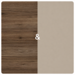 Tobacco Walnut+ Cream Beige