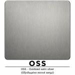 Oss - Oxidized satin silver (Οξειδωμένο σατινέ ασημί)